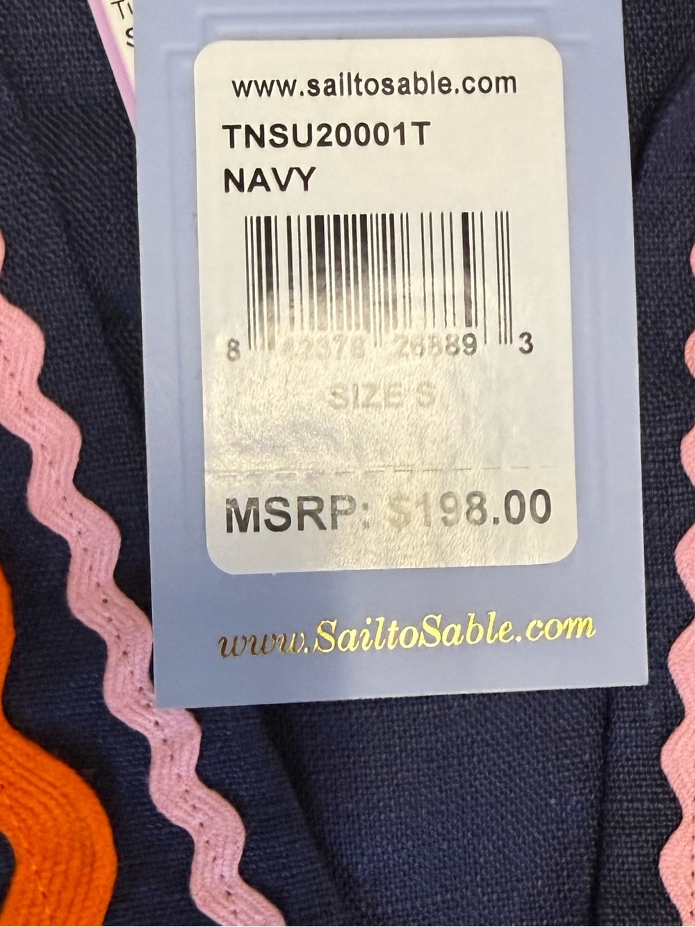 Sail to Sable Linen Tunic Size S NWT - Picture 3 of 7
